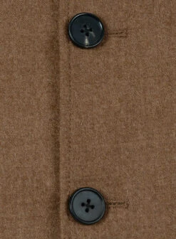 Mid Brown Flannel Wool Breezer Style Jacket 10 Mid Brown Flannel Wool Breezer Style Jacket -Tiano Suits Shop midbrwnflabrezjacklook 2