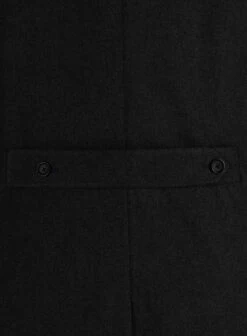Musto Black Heavy Tweed Overcoat 9 Musto Black Heavy Tweed Overcoat -Tiano Suits Shop mustoblackheavytweedovercoatlook 3