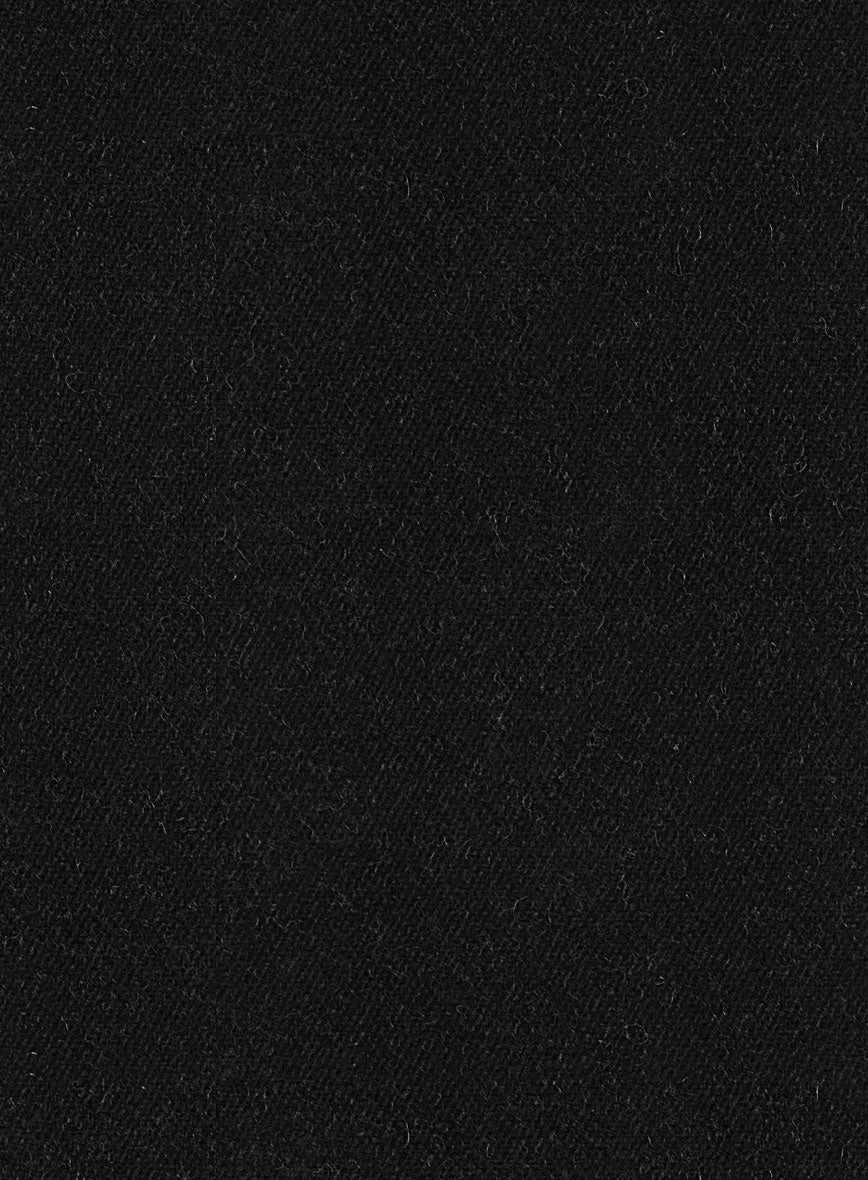 Musto Black Heavy Tweed Overcoat 5 Musto Black Heavy Tweed Overcoat - Image 5