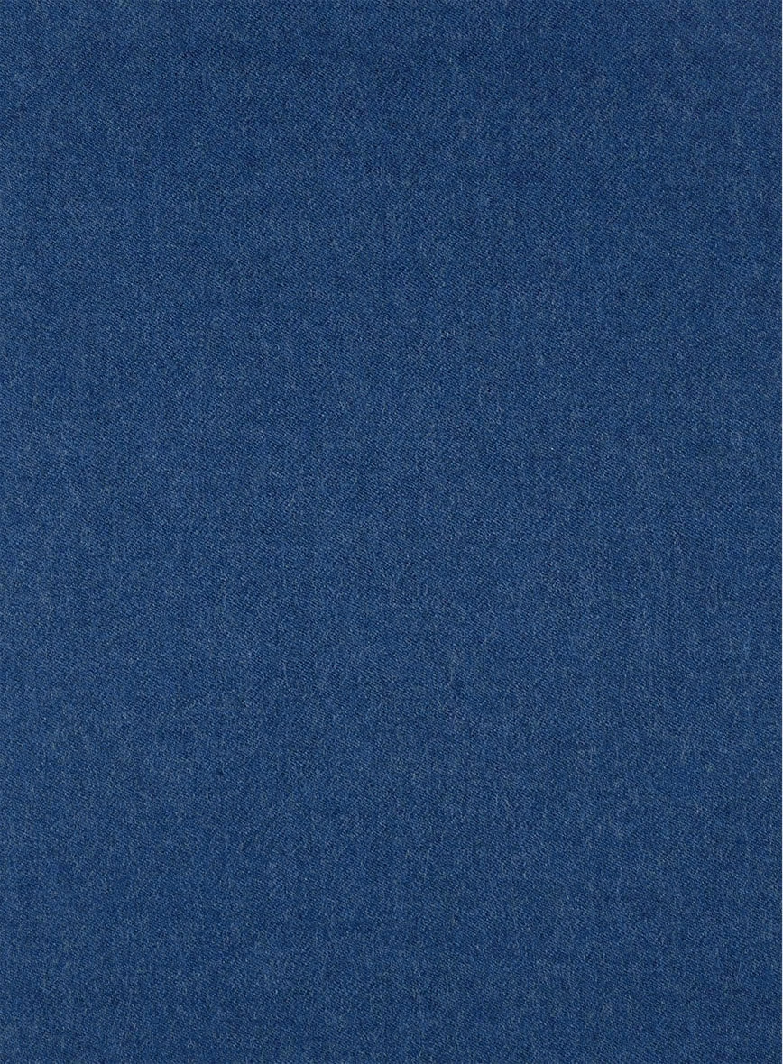 Naples Cobalt Blue Tweed Pea Coat 3 Naples Cobalt Blue Tweed Pea Coat - Image 3