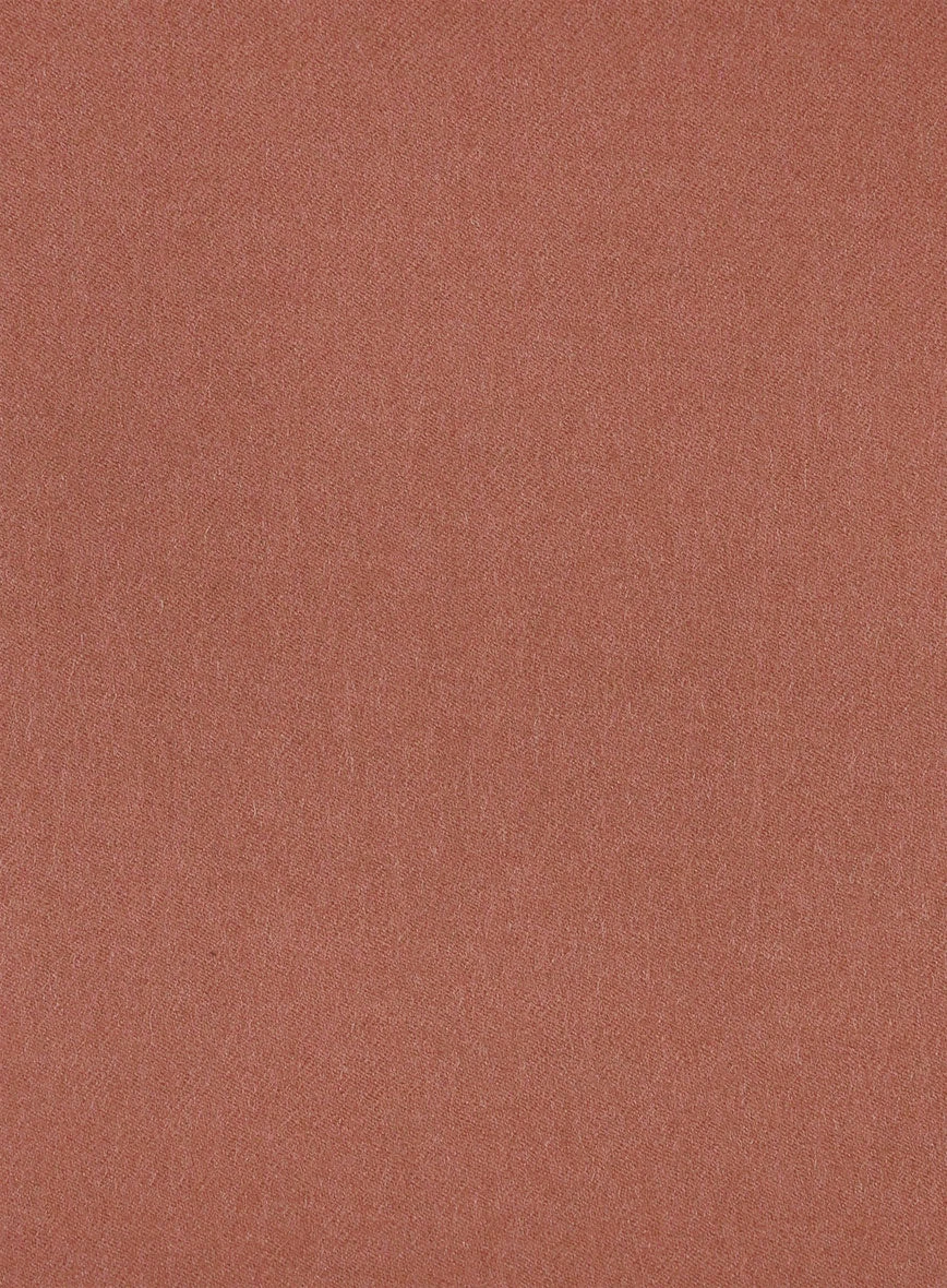 Naples Dark Salmon Pink Tweed Pea Coat 3 Naples Dark Salmon Pink Tweed Pea Coat - Image 3