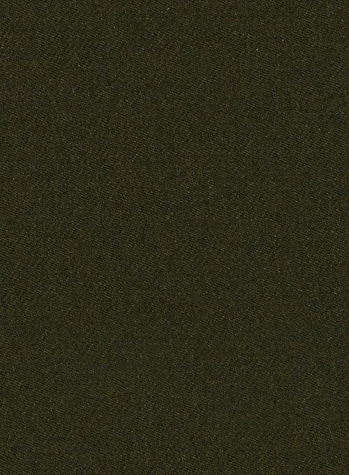 Naples Dark Green Tweed Pea Coat 2 Naples Dark Green Tweed Pea Coat - Image 2