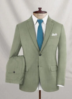 Napolean Cadet Green Wool Suit 10 Napolean Cadet Green Wool Suit -Tiano Suits Shop napocadetgreenwlsuitlook 1