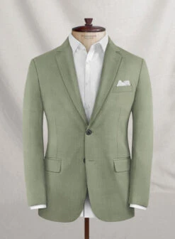 Napolean Cadet Green Wool Suit 12 Napolean Cadet Green Wool Suit -Tiano Suits Shop napocadetgreenwlsuitlook 3