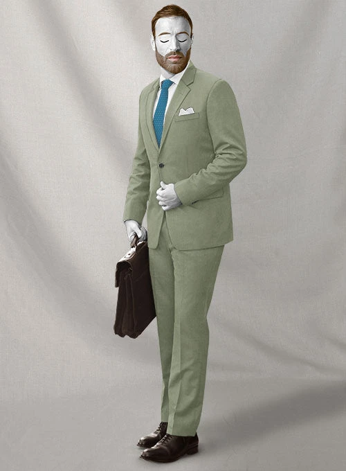 Napolean Cadet Green Wool Suit 1 Napolean Cadet Green Wool Suit