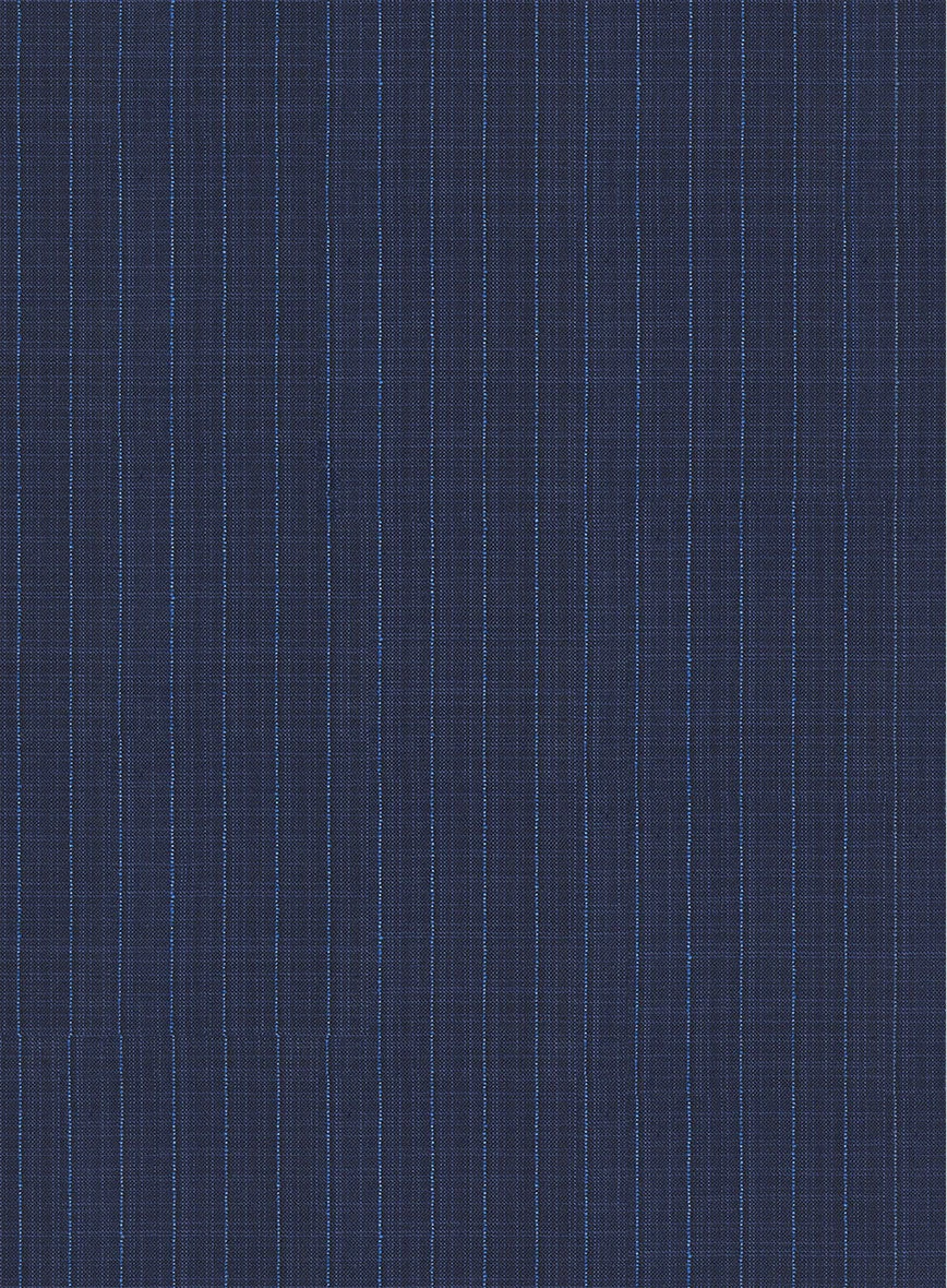 Napolean Argio Stripe Ink Blue Wool Suit 6 Napolean Argio Stripe Ink Blue Wool Suit - Image 6