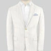 Napolean Artisan Band Ivory Wool Jacket