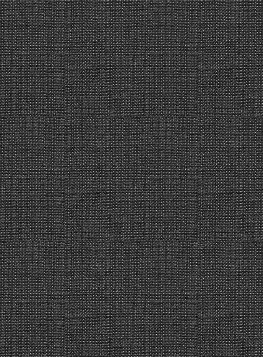 Napolean Bob Weave Charcoal Wool Suit 6 Napolean Bob Weave Charcoal Wool Suit - Image 6