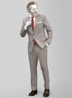 Napolean Brown Glen Suit