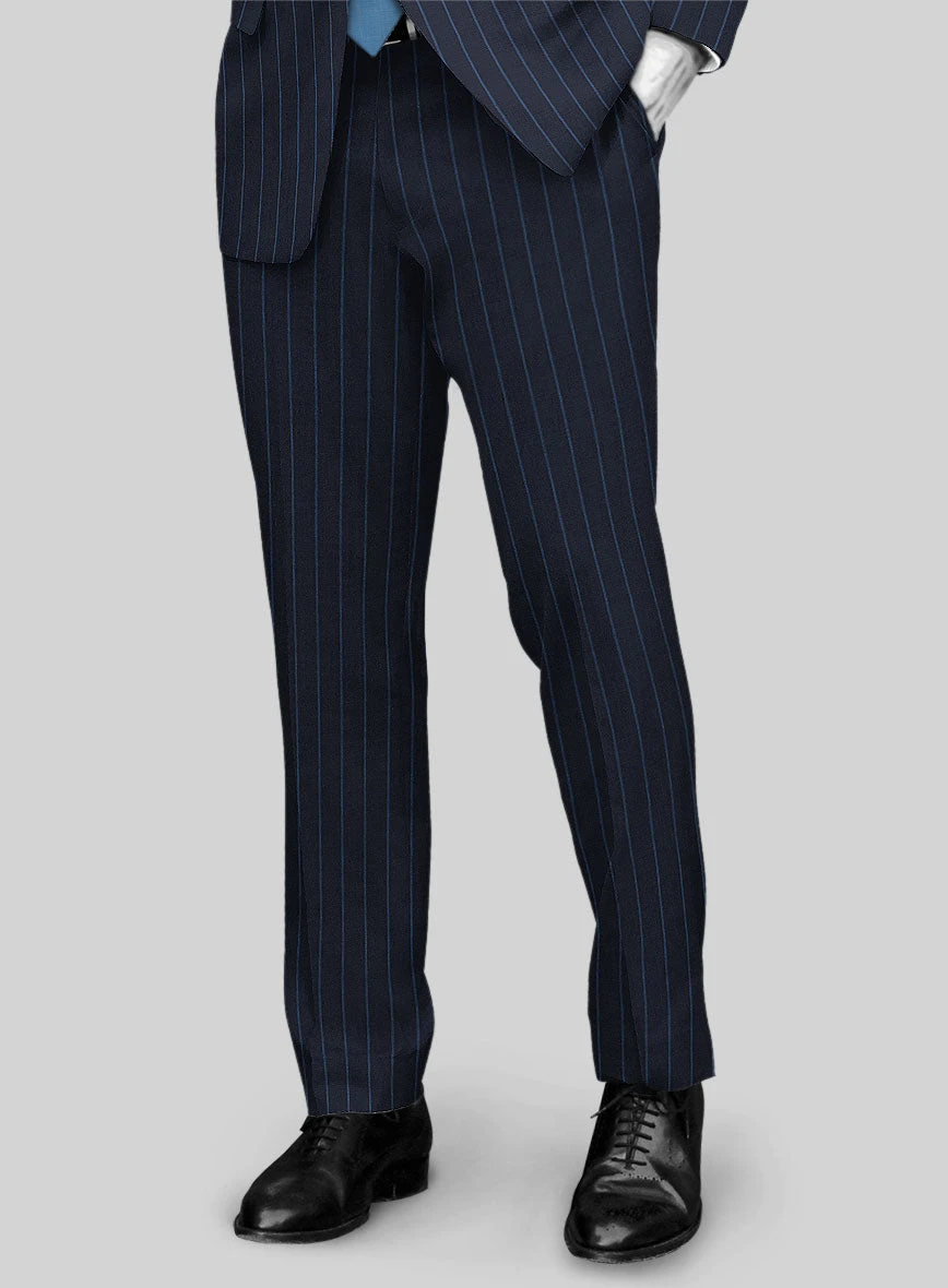 Napolean Eloyi Stripe Blue Wool Suit 5 Napolean Eloyi Stripe Blue Wool Suit - Image 5