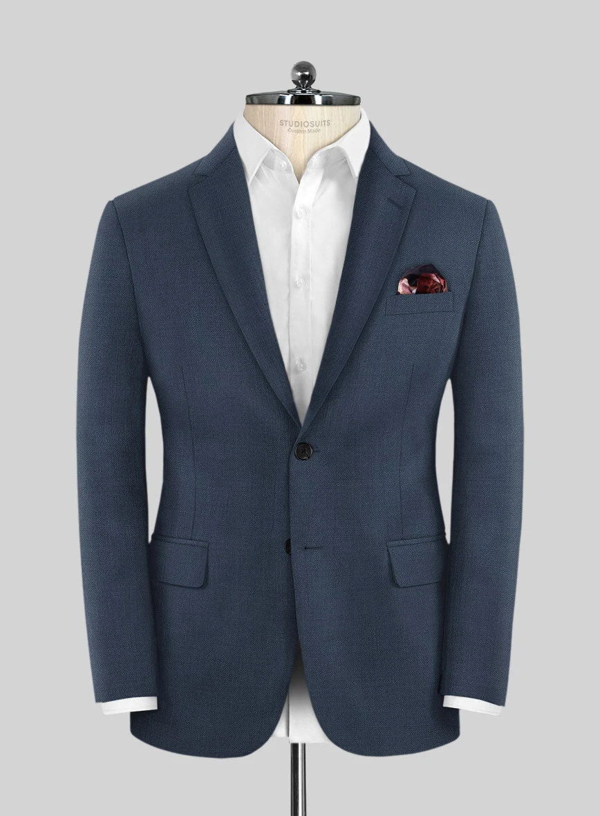 Napolean Flat Blue Wool Jacket 1 Napolean Flat Blue Wool Jacket