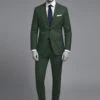 Napolean Green Wool Suit