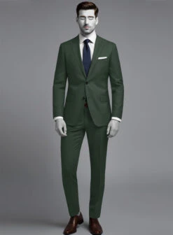 Napolean Green Wool Suit