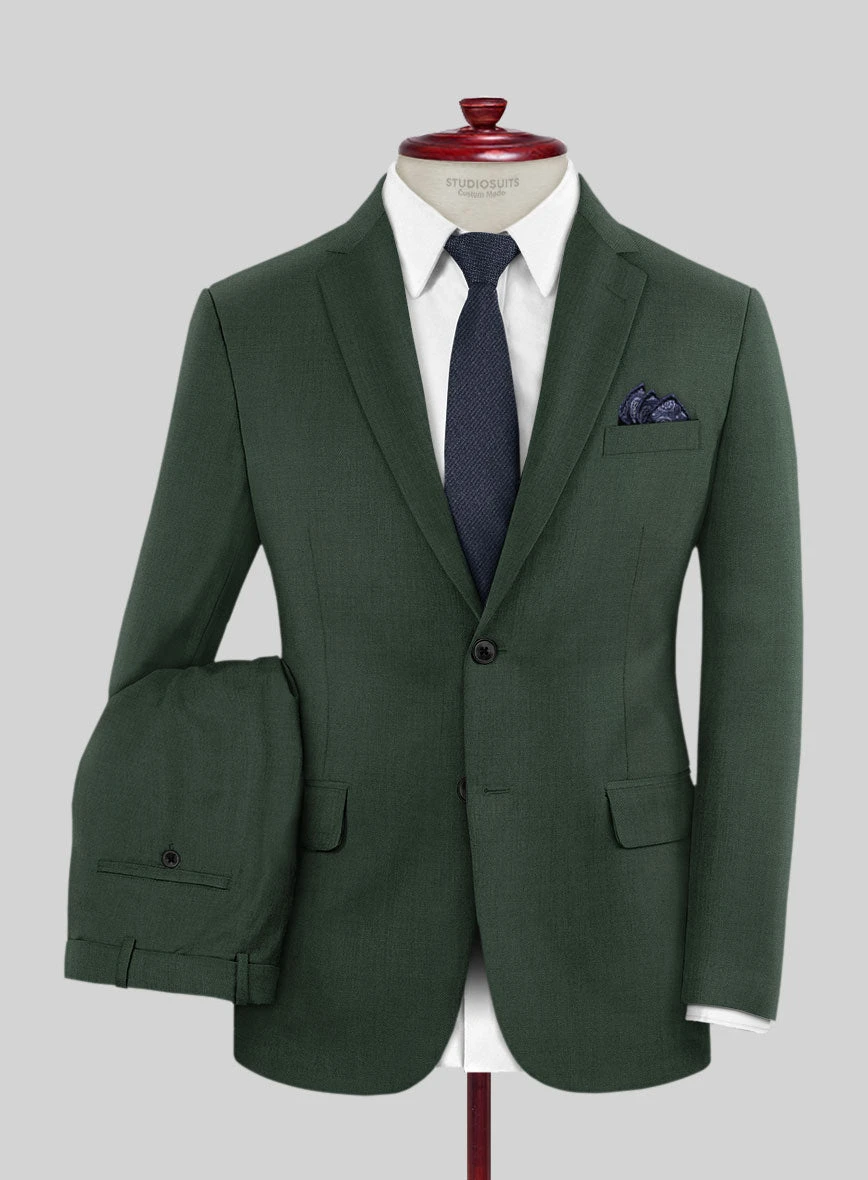 Napolean Green Wool Suit 2 Napolean Green Wool Suit - Image 2
