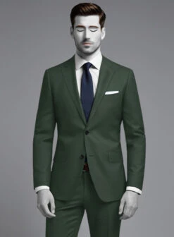 Napolean Green Wool Suit 14 Napolean Green Wool Suit -Tiano Suits Shop napoleangreenwoolsuitlk 2