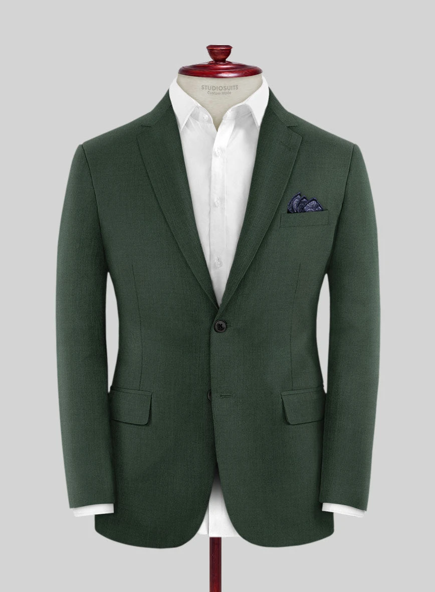 Napolean Green Wool Suit 3 Napolean Green Wool Suit - Image 3