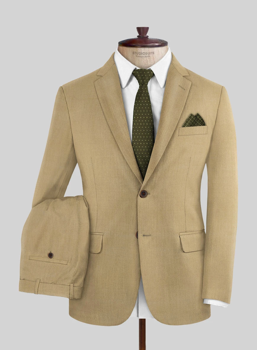 Napolean Khyber Khaki Wool Suit 2 Napolean Khyber Khaki Wool Suit - Image 2