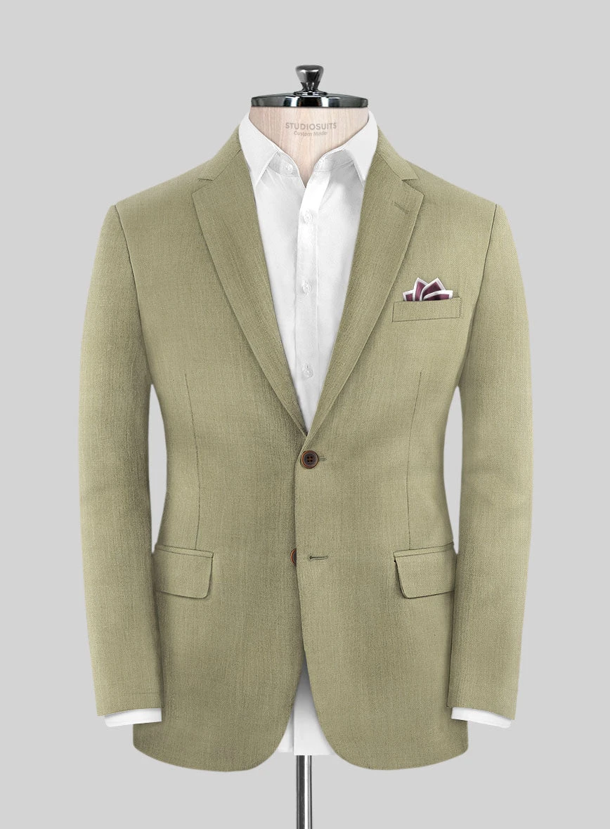 Napolean Light Khaki Wool Jacket 1 Napolean Light Khaki Wool Jacket