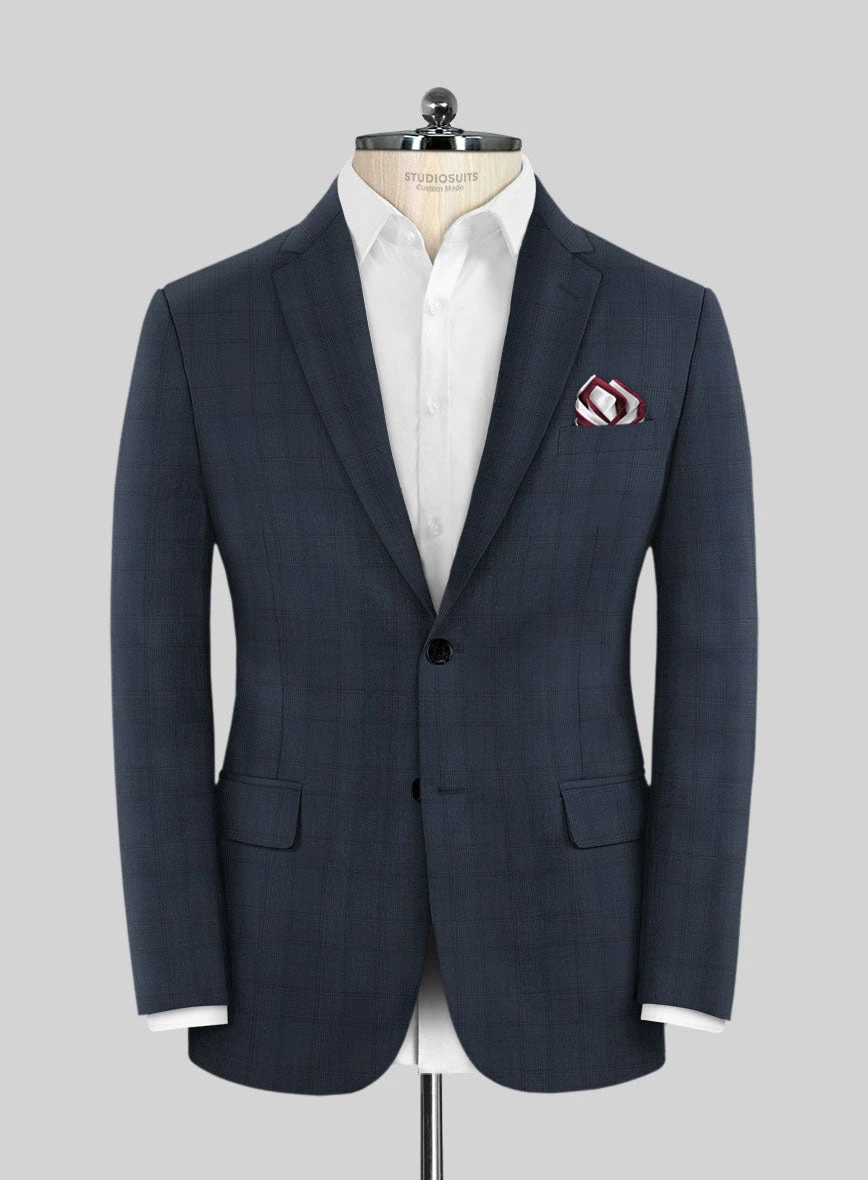 Napolean Preppy Blue Check Suit 3 Napolean Preppy Blue Check Suit - Image 3