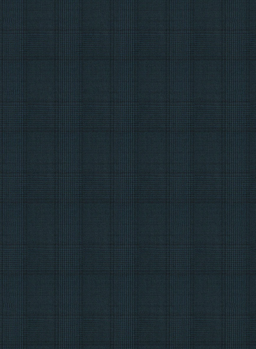 Napolean Preppy Teal Blue Check Suit 6 Napolean Preppy Teal Blue Check Suit - Image 6
