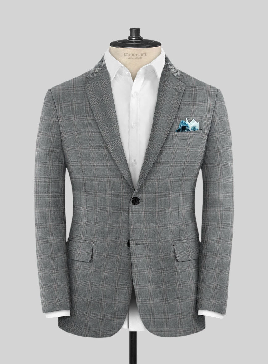 Napolean Retro Gray Glen Suit 3 Napolean Retro Gray Glen Suit - Image 3