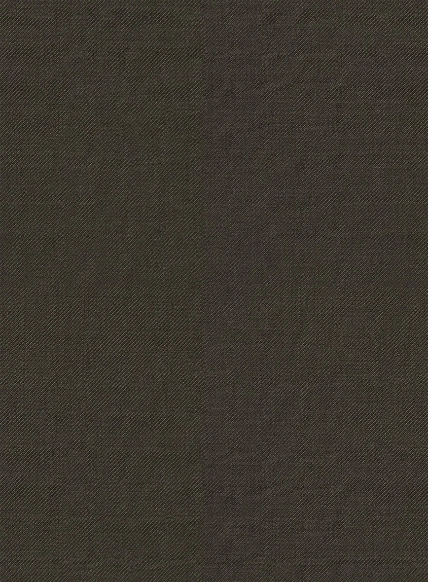 Napolean Stretch Dark Brown Wool Jacket 3 Napolean Stretch Dark Brown Wool Jacket - Image 3