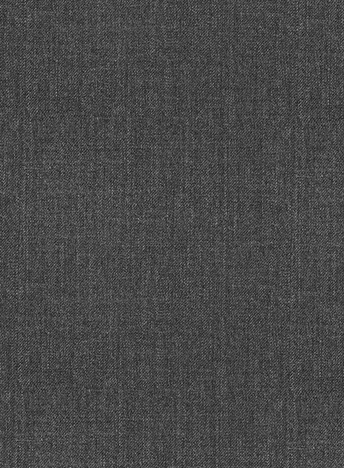 Napolean Stretch Dark Gray Wool Suit 2 Napolean Stretch Dark Gray Wool Suit - Image 2