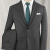 Napolean Stretch Dark Gray Wool Suit