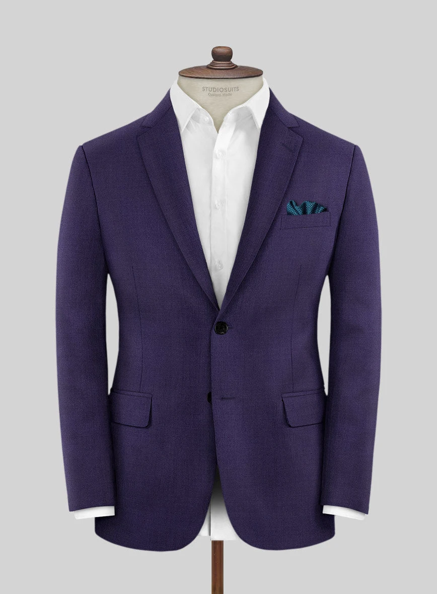 Napolean Violet Wool Jacket 1 Napolean Violet Wool Jacket