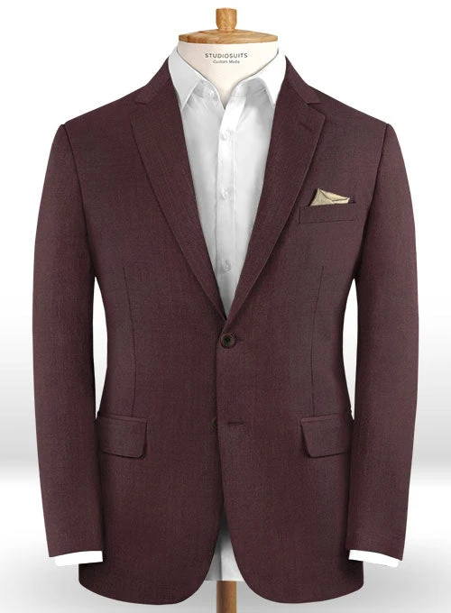 Napolean Wine Wool Suit 2 Napolean Wine Wool Suit - Image 2