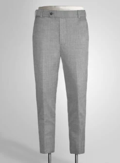 Napolean Worsted Light Gray Wool Suit 13 Napolean Worsted Light Gray Wool Suit -Tiano Suits Shop napoleanworstedlightgraywoolsuitlook 3