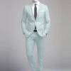 Napolean Wool Baby Blue Suit
