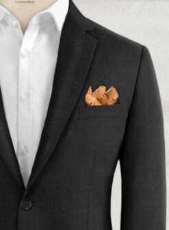 Napolean Stone Black Wool Suit 10 Napolean Stone Black Wool Suit -Tiano Suits Shop napoleonstoneblackwoollook 2