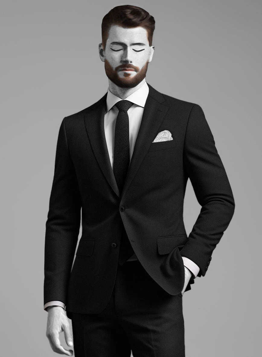 Napolean Black Wool Jacket 2 Napolean Black Wool Jacket - Image 2