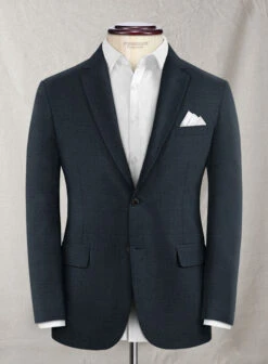 Napolean Stretch Sailor Blue Wool Jacket