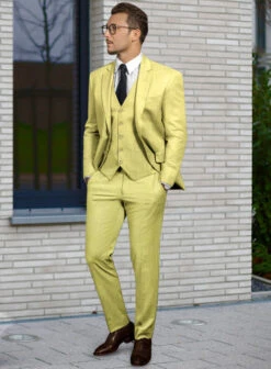 Napolean Yellow Wool Suit 10 Napolean Yellow Wool Suit -Tiano Suits Shop napoyellowwlsuitlook 2