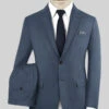 Napolean Slate Blue Wool Suit