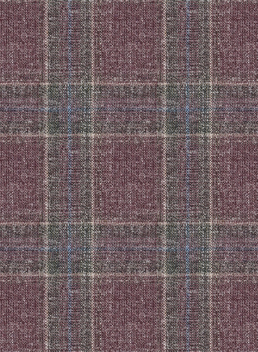 Noble Anton Check Wool Silk Linen Jacket 3 Noble Anton Check Wool Silk Linen Jacket - Image 3