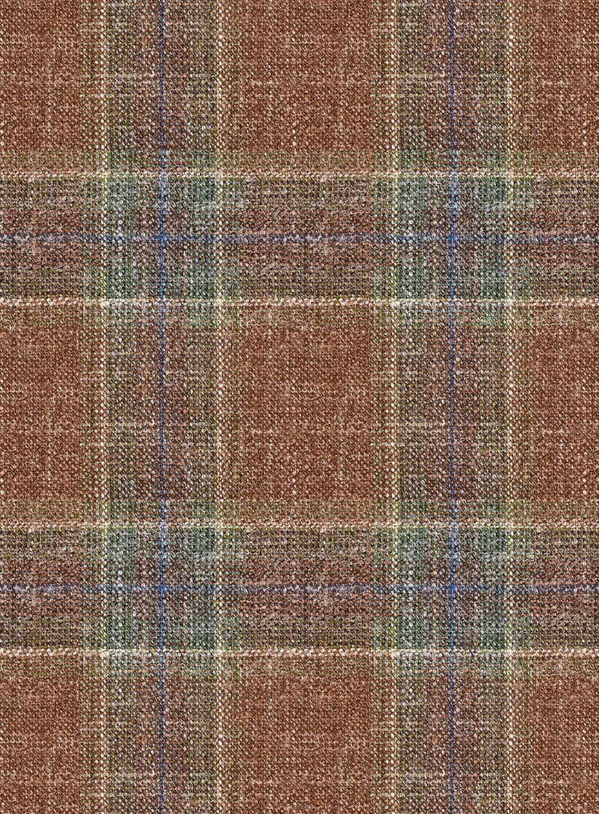 Noble Camila Check Wool Silk Linen Jacket 3 Noble Camila Check Wool Silk Linen Jacket - Image 3