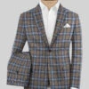 Noble Daniel Tartan Wool Silk Linen Suit