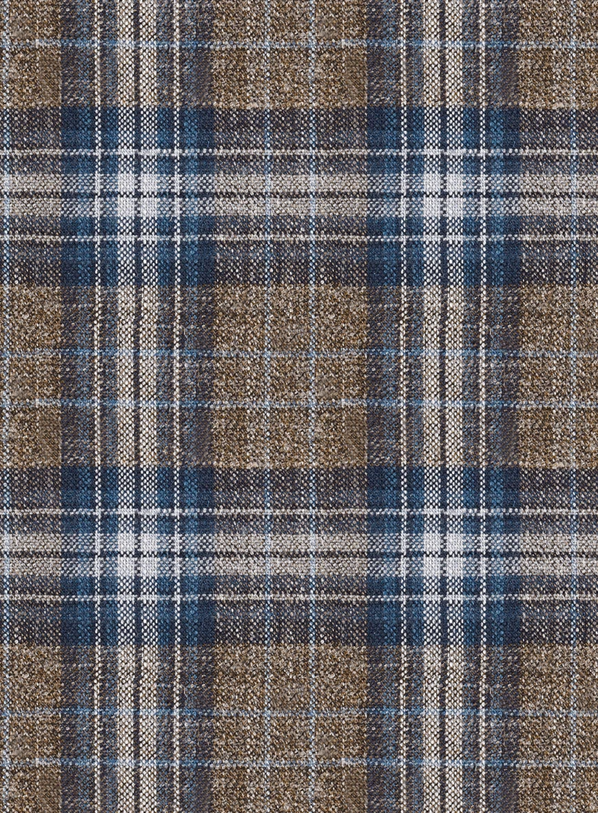 Noble Daniel Tartan Wool Silk Linen Suit 7 Noble Daniel Tartan Wool Silk Linen Suit - Image 7