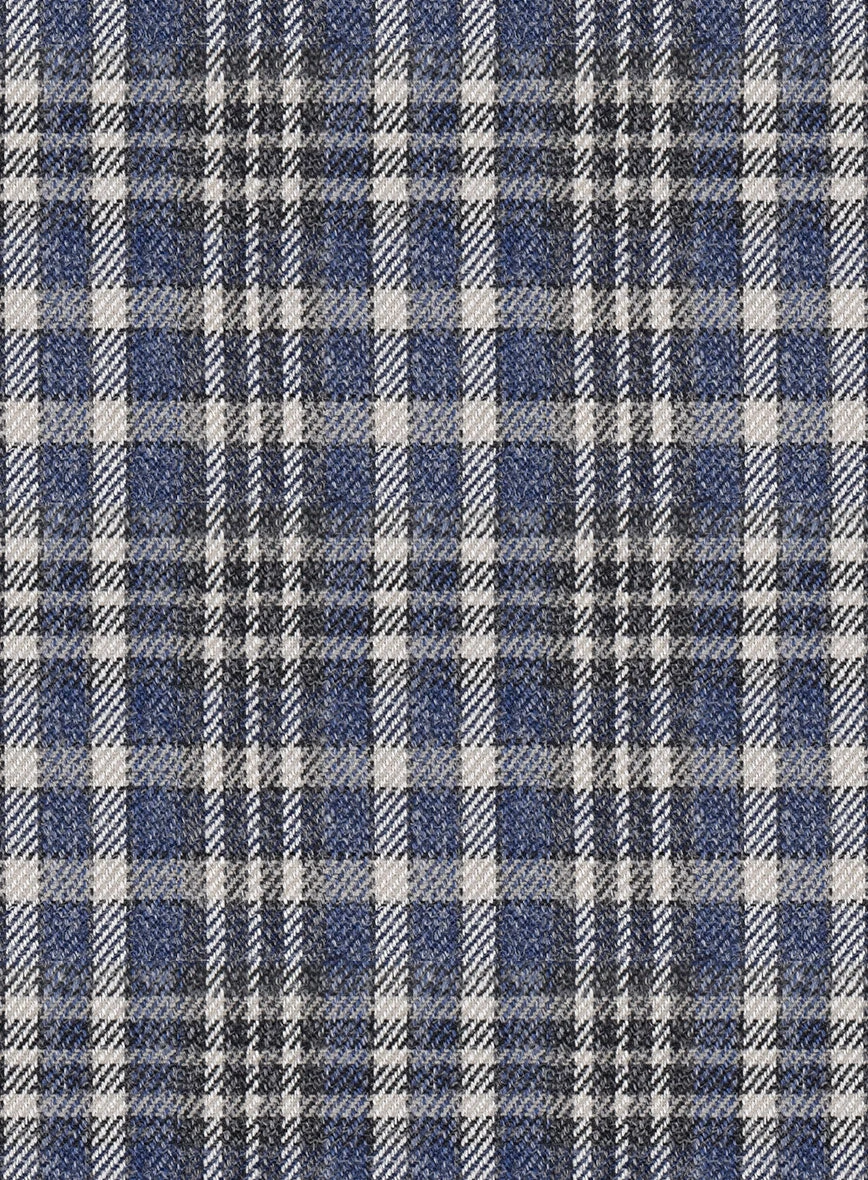 Noble Dante Blue Cotton Silk Linen Suit 7 Noble Dante Blue Cotton Silk Linen Suit - Image 7