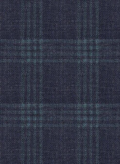 Noble Gianni Blue Wool Silk Linen Jacket 6 Noble Gianni Blue Wool Silk Linen Jacket -Tiano Suits Shop noblegiannibluewoolsilklinenjacketlook 2