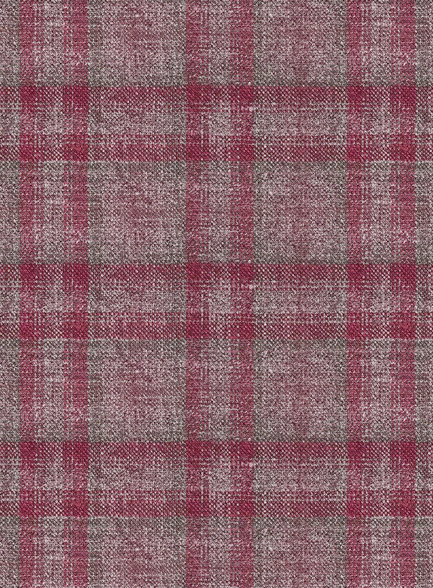 Noble Isadora Check Wool Silk Linen Jacket 3 Noble Isadora Check Wool Silk Linen Jacket - Image 3