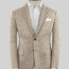 Noble Jaime Houndstooth Wool Silk Linen Jacket