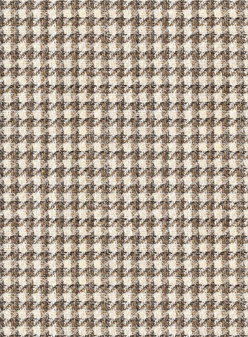 Noble Jaime Houndstooth Wool Silk Linen Jacket 3 Noble Jaime Houndstooth Wool Silk Linen Jacket - Image 3