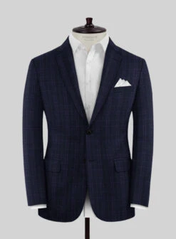 Noble Maddalena Blue Wool Suit 10 Noble Maddalena Blue Wool Suit -Tiano Suits Shop noblemaddalenabluewoolsuitlk 2