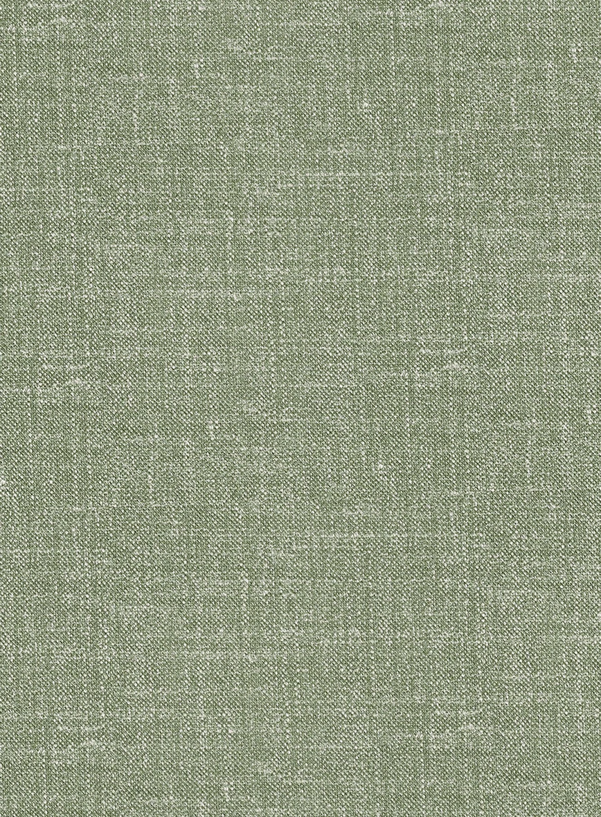 Noble Sage Green Wool Silk Linen Jacket 3 Noble Sage Green Wool Silk Linen Jacket - Image 3