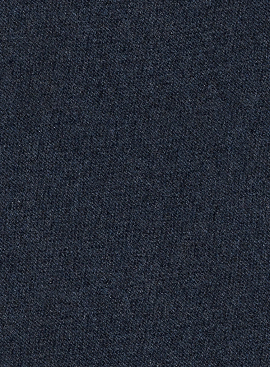 Playman Blue Denim Tweed Overcoat 4 Playman Blue Denim Tweed Overcoat - Image 4