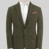Italian Prato Green Linen Jacket